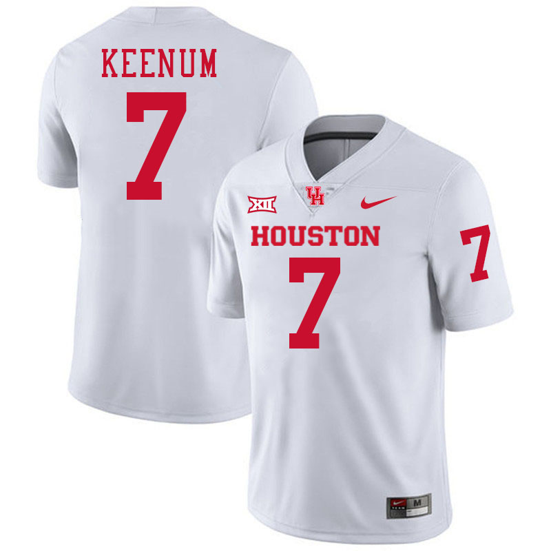 Case Keenum Houston Jersey,Houston Cougars #7 Case Keenum Jersey Youth College Uniforms-White